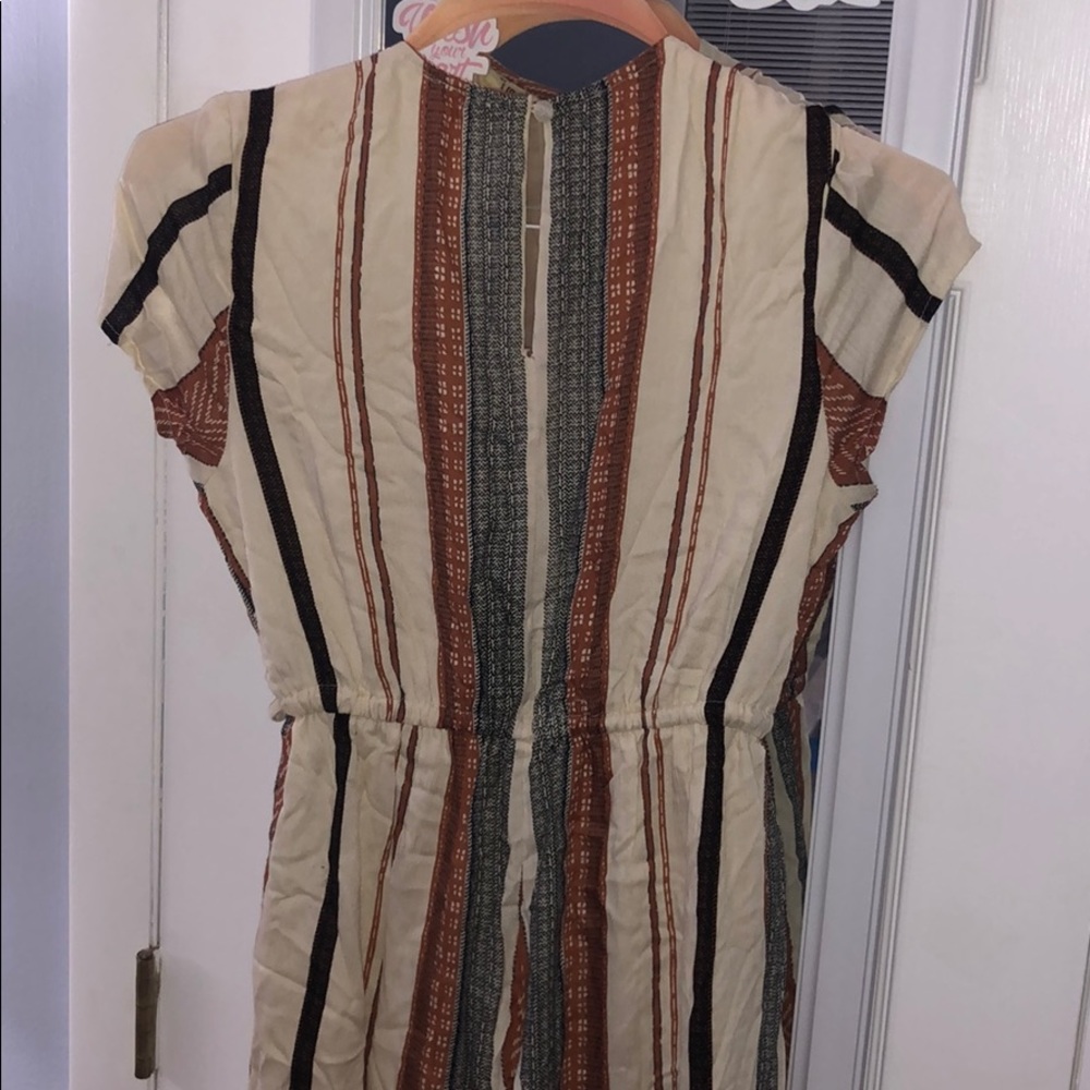 Striped Fall Jumpsuit - Picture 4 of 5